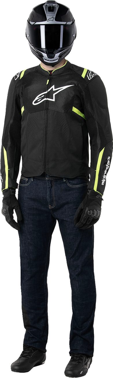 Alpinestars T-SPS Air v2 Jacket - Black/Yellow Fluo