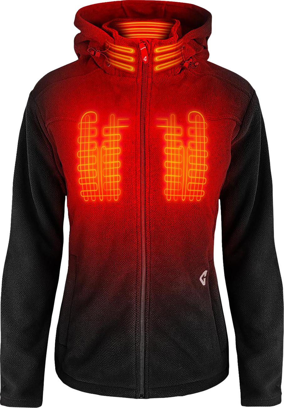 Gerbing Heated Clothing Women's 7V Thermite Fleece Heated Jacket 2.0 - Black