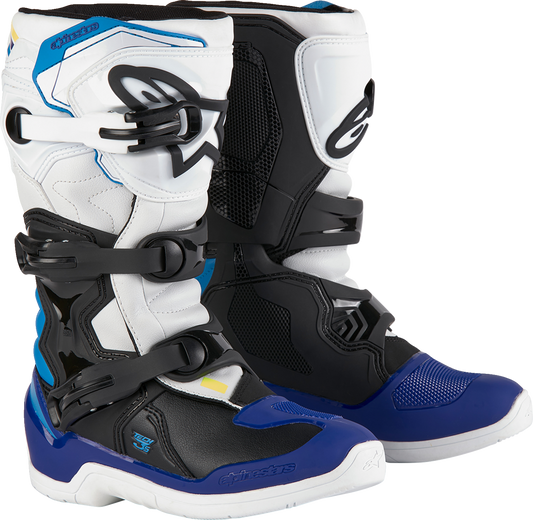 Alpinestars Youth Tech 3S Boots - White/Black/Blue
