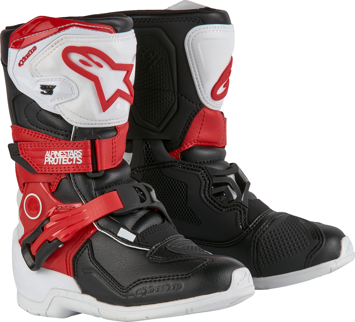 Alpinestars Kids Tech 3S Boots - Red/Black/White