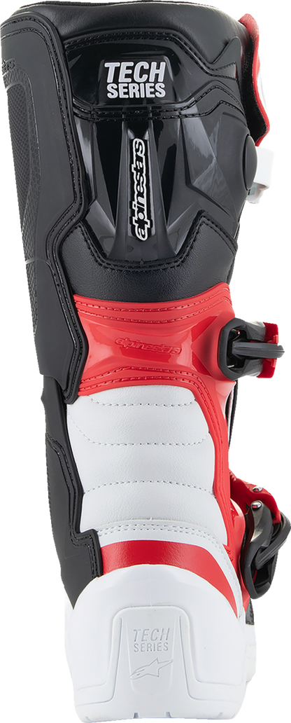 Alpinestars Youth Tech 3S Boots - White/Black/Red