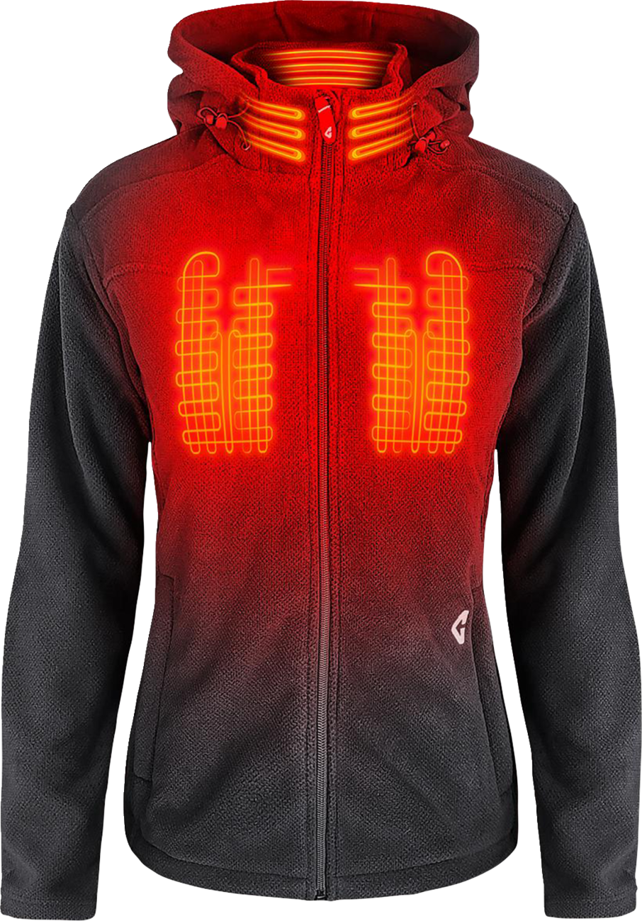 Gerbing Heated Clothing Women's 7V Thermite Fleece Heated Jacket 2.0 - Gray