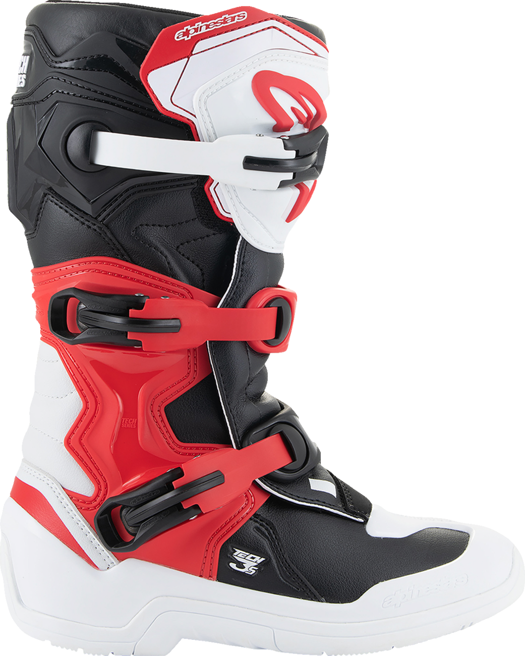 Alpinestars Youth Tech 3S Boots - White/Black/Red
