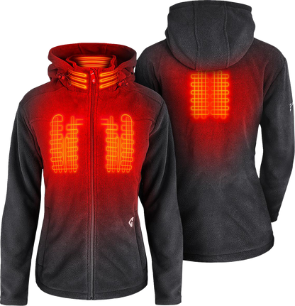 Gerbing Heated Clothing Women's 7V Thermite Fleece Heated Jacket 2.0 - Gray