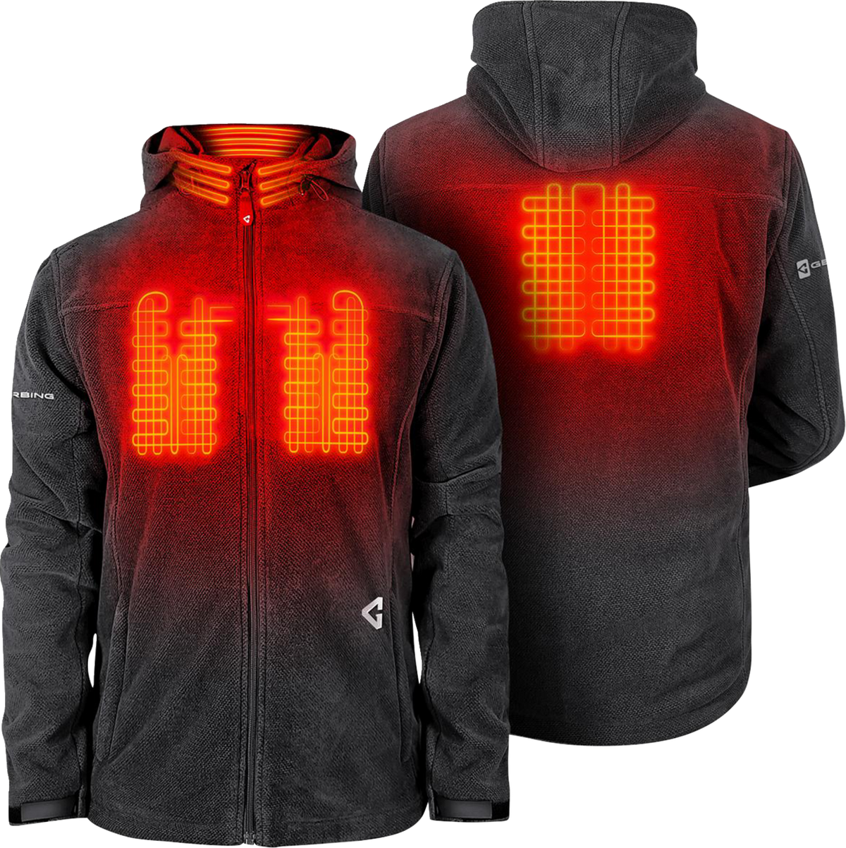 Gerbing Heated Clothing 7V Thermite Fleece Heated Jacket 2.0 - Gray