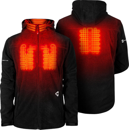 Gerbing Heated Clothing 7V Thermite Fleece Heated Jacket 2.0 - Black