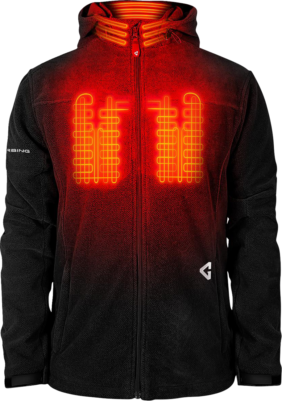 Gerbing Heated Clothing 7V Thermite Fleece Heated Jacket 2.0 - Black