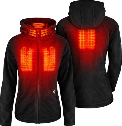 Gerbing Heated Clothing Women's 7V Thermite Fleece Heated Jacket 2.0 - Black