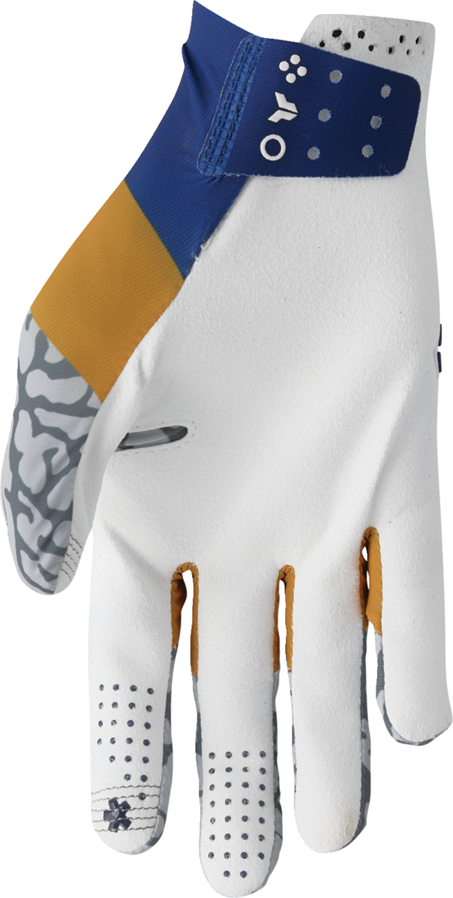 Thor Sportmode Bravo Gloves - Navy/Copper