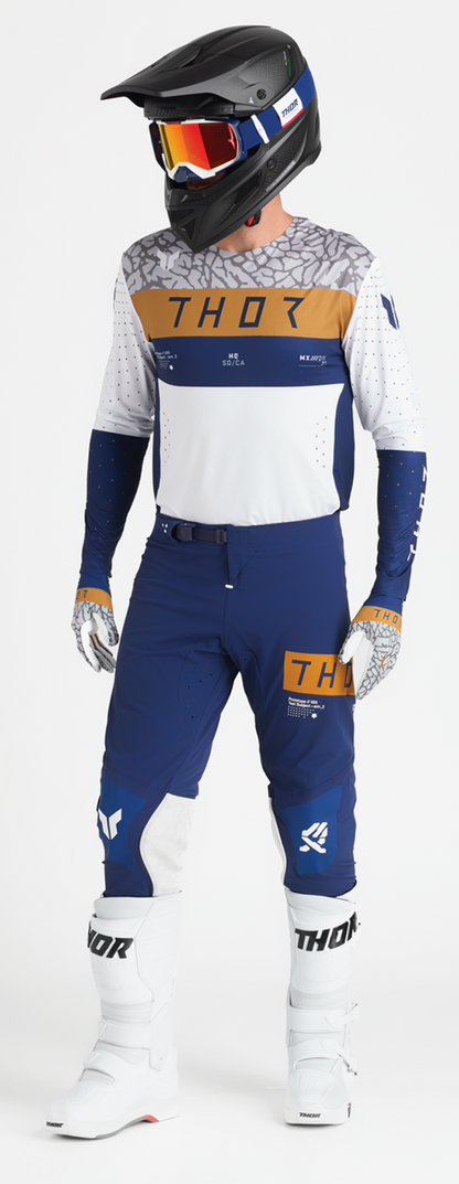 Thor Sportmode Bravo Gloves - Navy/Copper