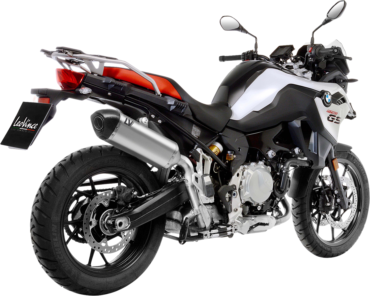 LEOVINCE LV-14 Black Edition Slip-On Muffler - BMW F 750/900 GS 15610BU