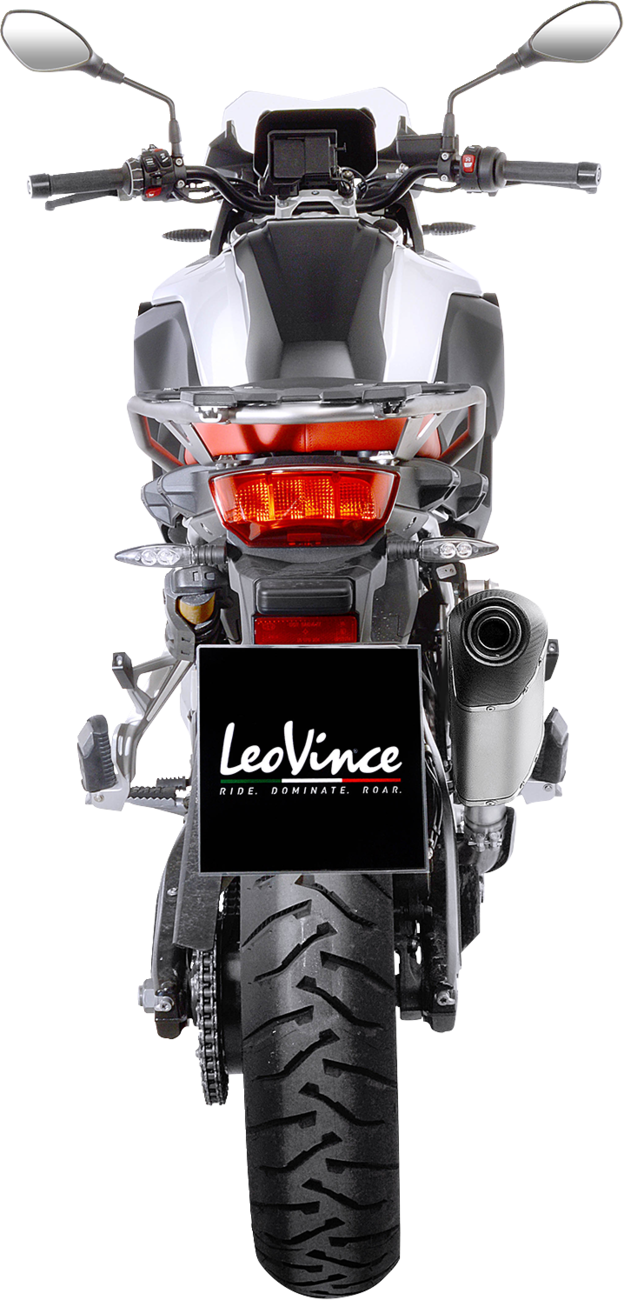 LEOVINCE LV-14 Black Edition Slip-On Muffler - BMW F 750/900 GS 15610BU