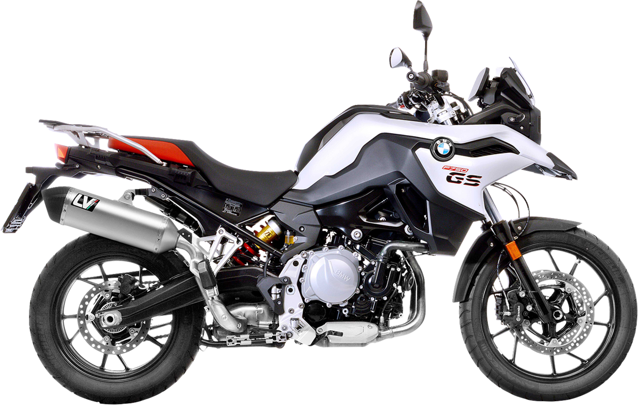 LEOVINCE LV-14 Black Edition Slip-On Muffler - BMW F 750/900 GS 15610BU