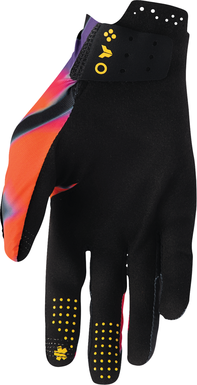 Thor Sportmode Inferno Gloves - Orange/Purple