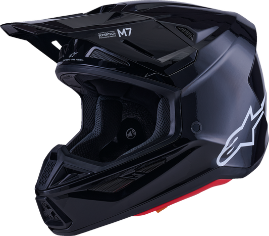 ALPINESTARS SM7 Helmet - Solid - Gloss Black - Medium 8301426-1180-M