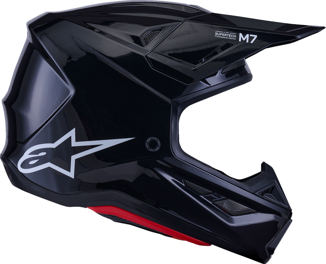 ALPINESTARS SM7 Helmet - Solid - Gloss Black - Large 8301426-1180-L