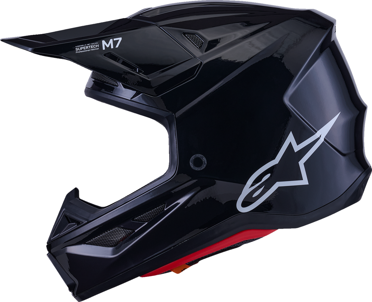 ALPINESTARS SM7 Helmet - Solid - Gloss Black - Small 8301426-1180-S