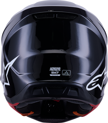 Alpinestars SM7 Helmet - Solid - Gloss Black