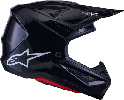 Alpinestars SM7 Helmet - Solid - Gloss Black