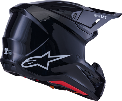 Alpinestars SM7 Helmet - Solid - Gloss Black