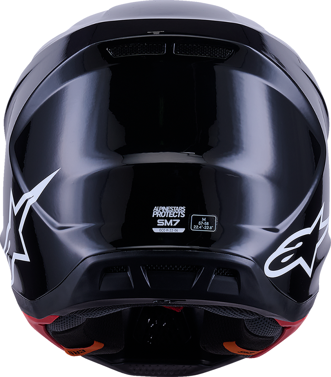 ALPINESTARS SM7 Helmet - Solid - Gloss Black - 2XL 8301426-1180-XXL