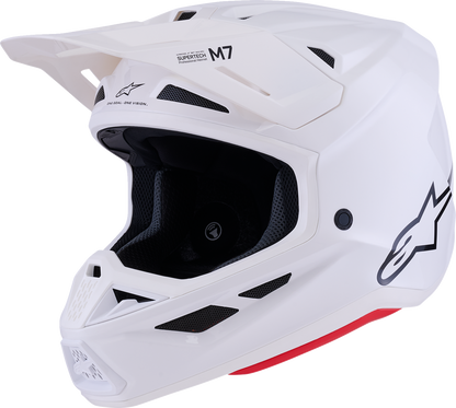 Alpinestars SM7 Helmet - Solid - Gloss White