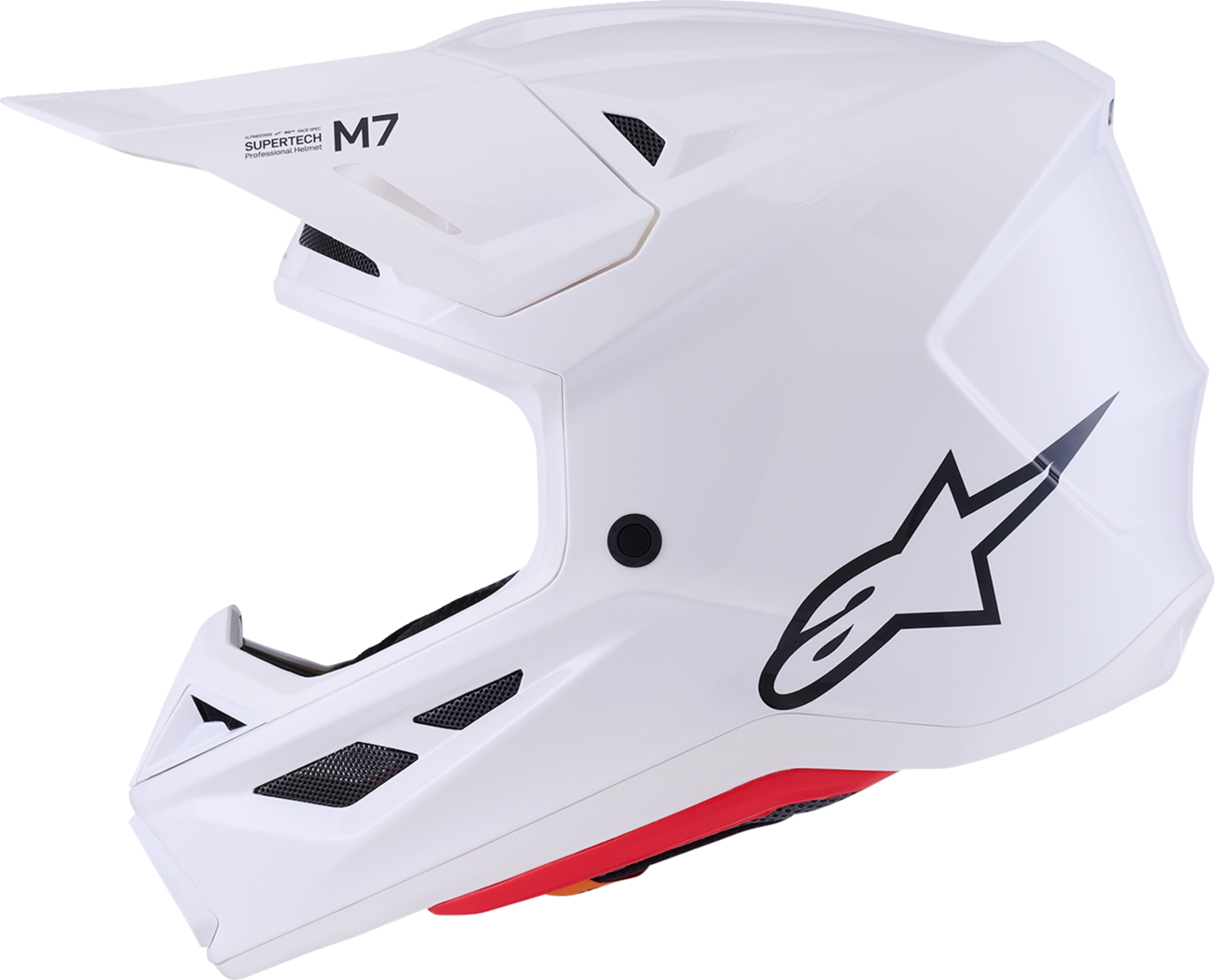 ALPINESTARS SM7 Helmet - Solid - Gloss White - Small 8301426-2180-S