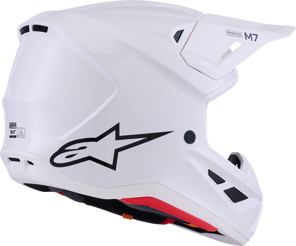 Alpinestars SM7 Helmet - Solid - Gloss White