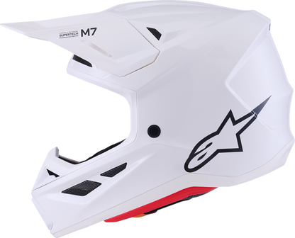 Alpinestars SM7 Helmet - Solid - Gloss White