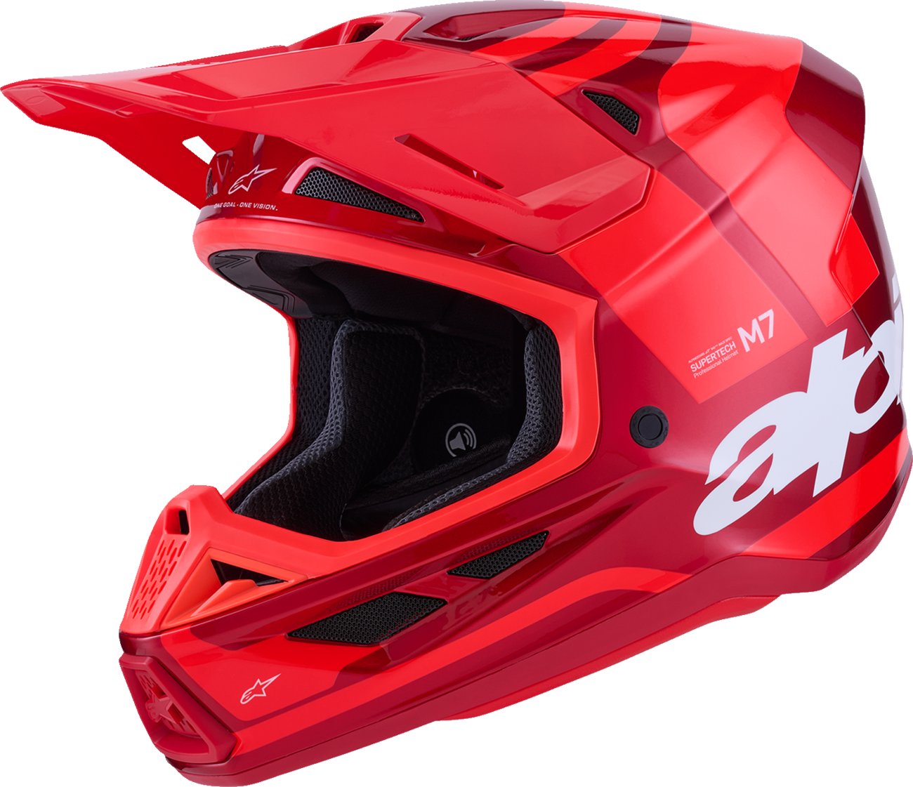 ALPINESTARS SM7 Helmet - Core - Gloss Red - Medium 8301826-3127-M