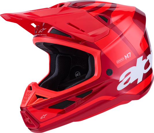 ALPINESTARS SM7 Helmet - Core - Gloss Red - 2XL 8301826-3127-XXL