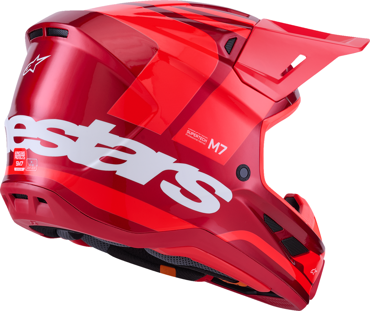 ALPINESTARS SM7 Helmet - Core - Gloss Red - 2XL 8301826-3127-XXL