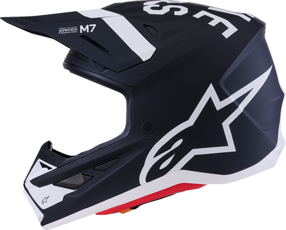 Alpinestars SM7 Helmet - Dasher - Matte Black/White