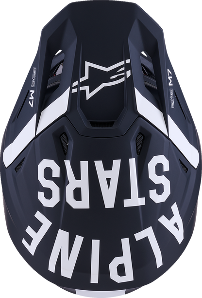 Alpinestars SM7 Helmet - Dasher - Matte Black/White