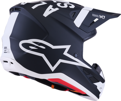 Alpinestars SM7 Helmet - Dasher - Matte Black/White