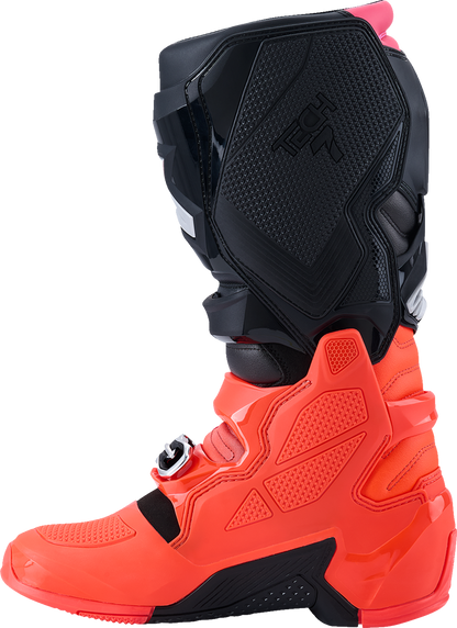 Alpinestars Tech 7 Boots - Black/Fluorescent Red/Fluorescent Pink
