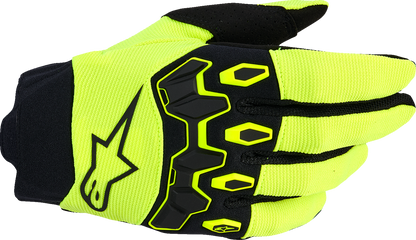 Alpinestars Youth Full Bore V2 Gloves - Fluo Yellow/Black