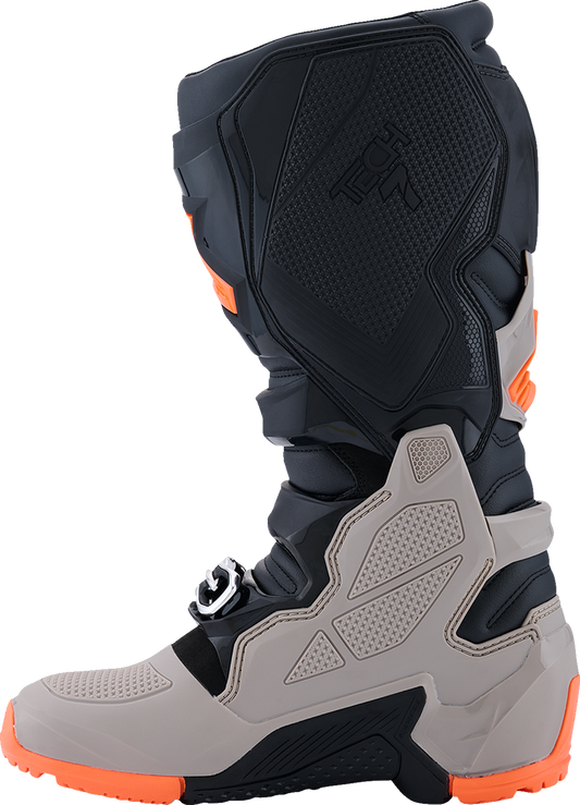 Alpinestars Tech 7 Enduro Boots - Black/Warm Gray/Fluorescent Orange