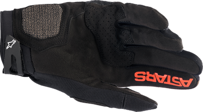 Alpinestars Megawatt V2 Gloves - Black/Fluo Red