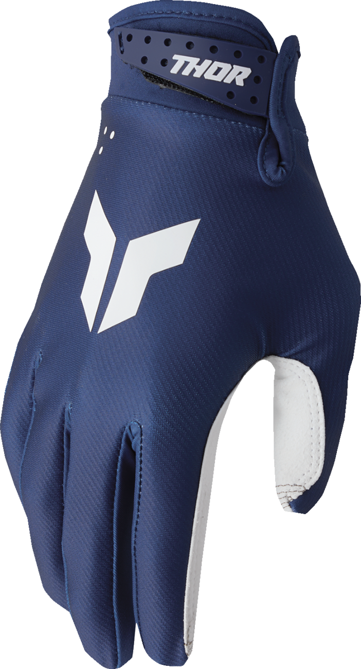 Thor Youth Launchmode Split Gloves - Navy
