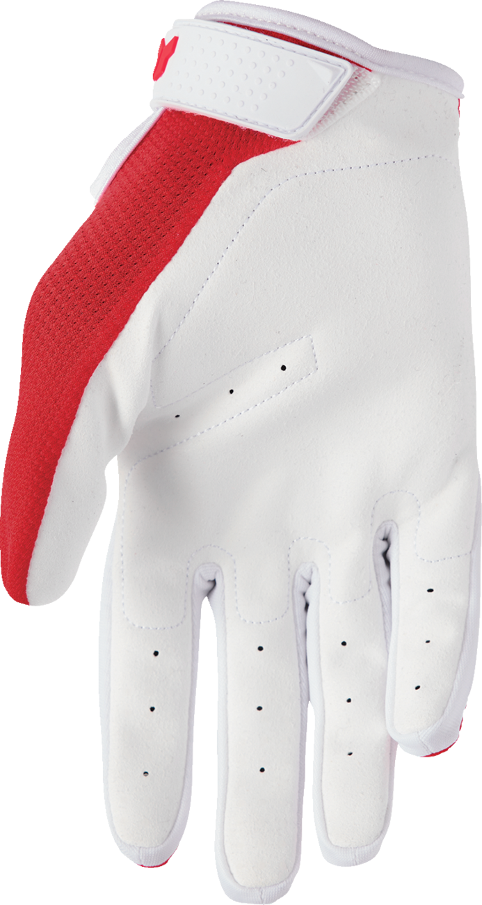 Thor Youth Ridemode Static Gloves - Red