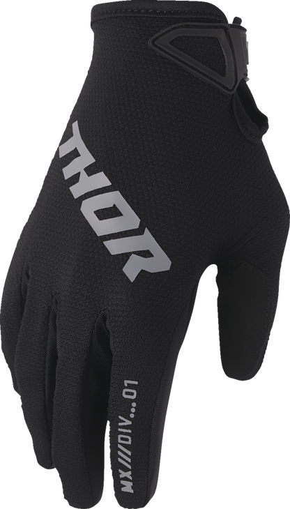 Thor Youth Ridemode Static Gloves - Black