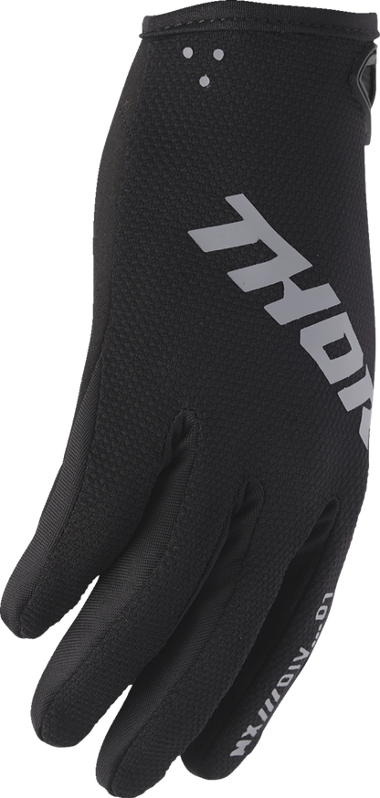 Thor Youth Ridemode Static Gloves - Black