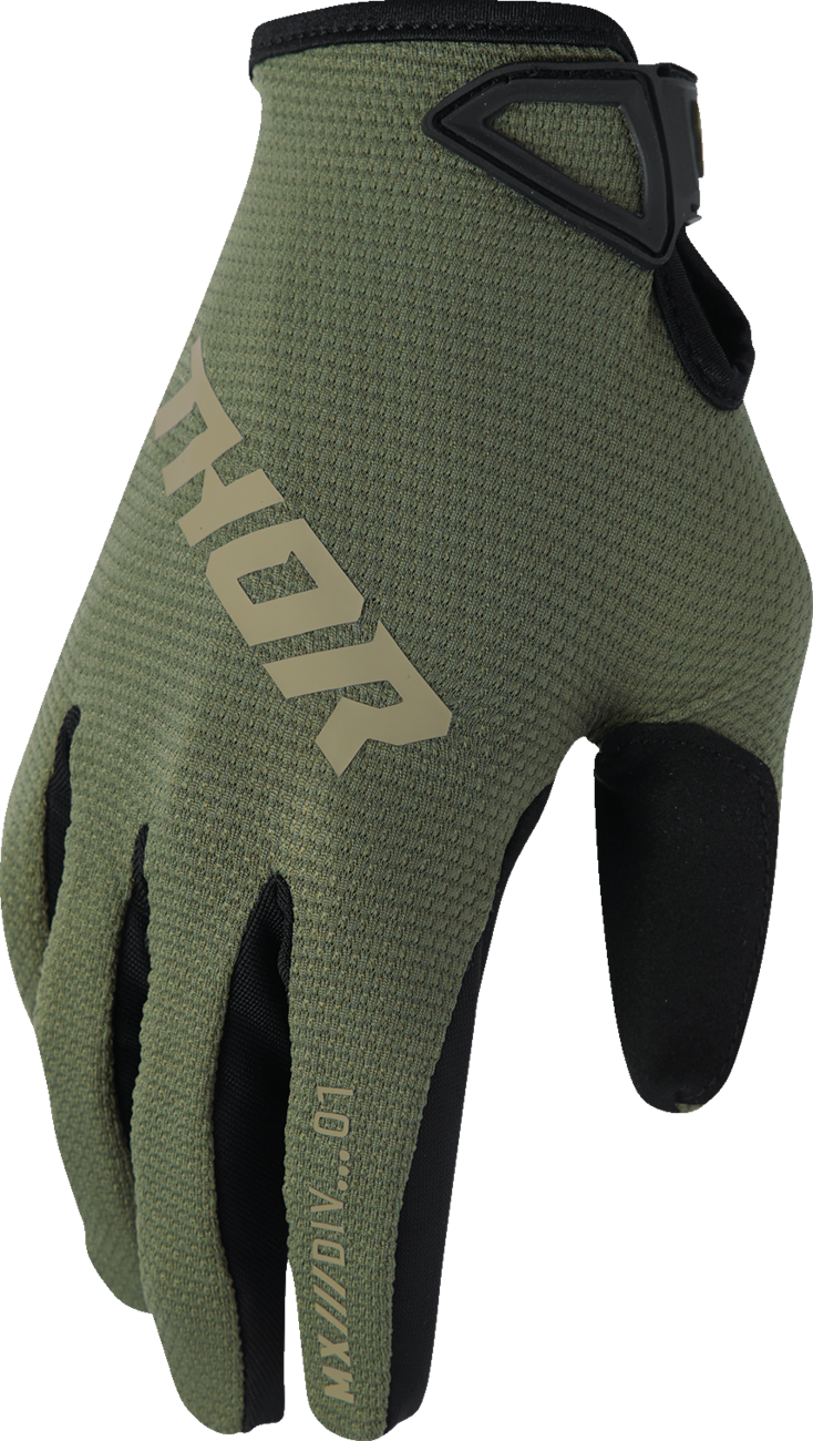 Thor Youth Ridemode Static Gloves - Camo