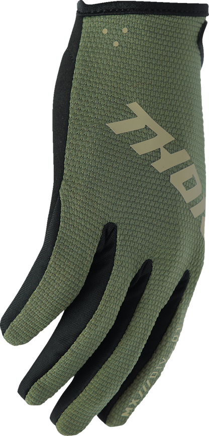 Thor Youth Ridemode Static Gloves - Camo