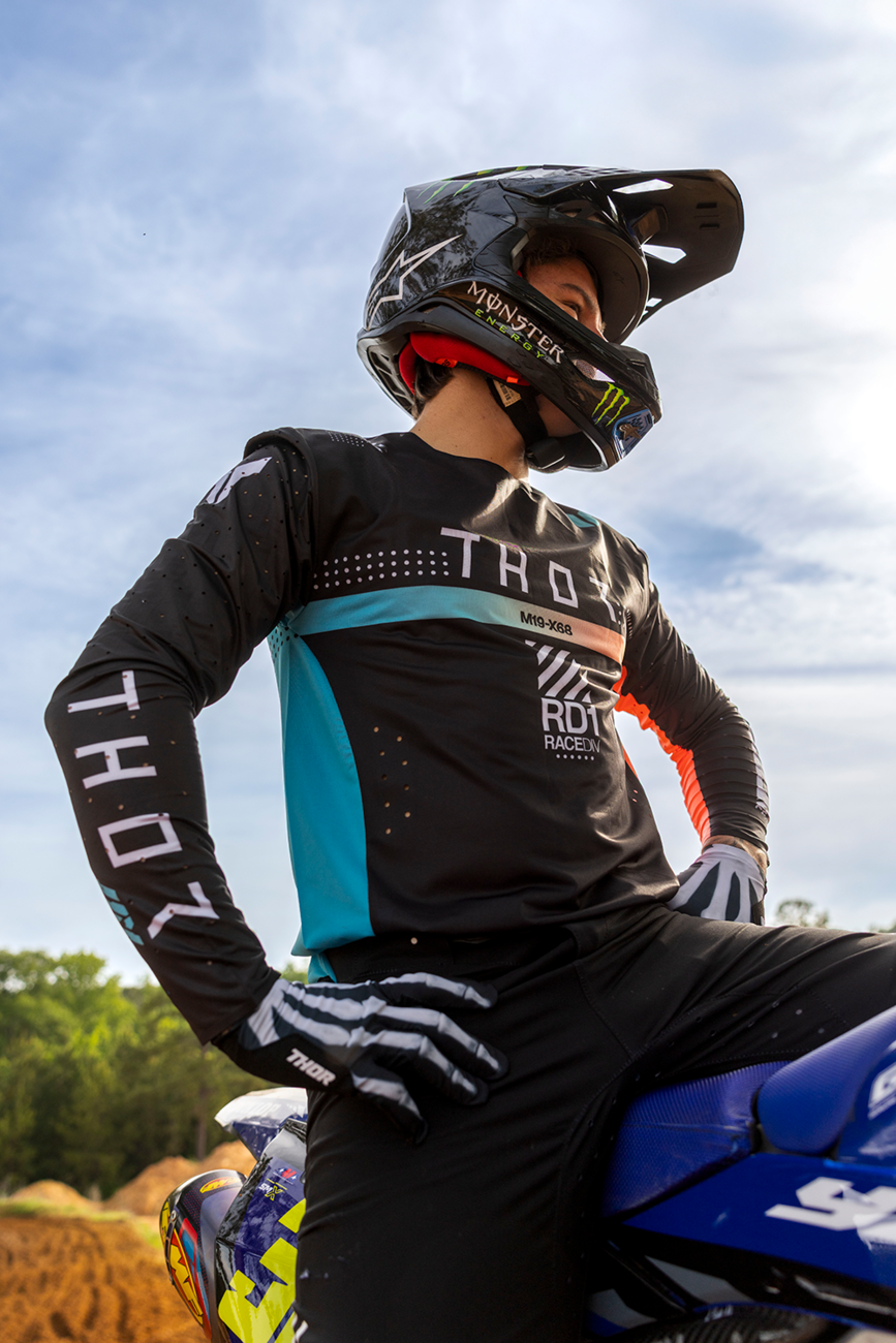 Thor Sportmode X-RAY Gloves - Black/White