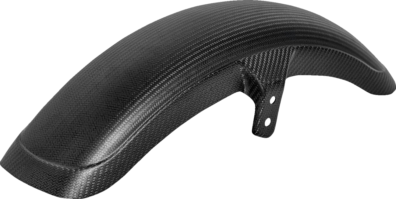 SADDLEMEN Front Fender - Carbon Fiber/Matte - Softail/Dyna CF-8-0002M