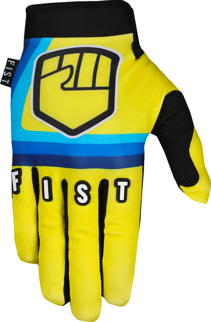 Fist Handwear Strapped 90's Gloves - Yellow