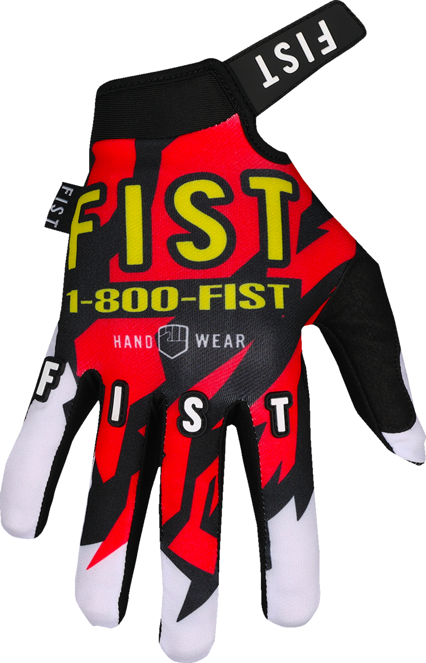 Fist Handwear Strapped 90's Gloves - Red
