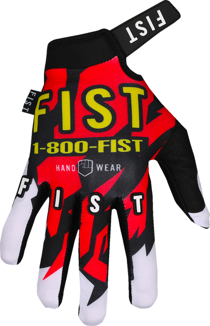 Fist Handwear Strapped 90's Gloves - Red